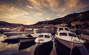 Croatia, Motorboat HD wallpaper