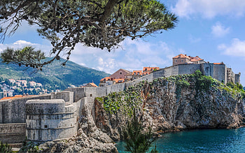 Dubrovnik summer, Adriatic sea coast, Travel destination, Croatia cityscape HD wallpaper