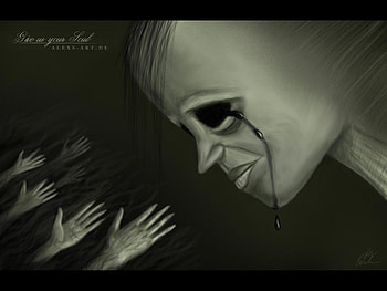 A Tear for You, abstract, reach, eyes, face, hands HD wallpaper
