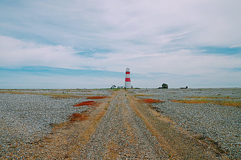 Nature, Pebble, Path, Lighthouse, Trail, Orford-Ness, Orford Ness HD wallpaper