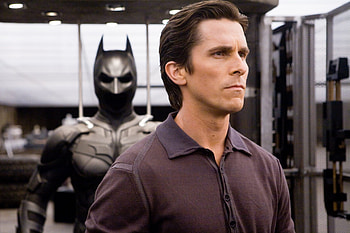 Christian Bale, Best Batman portrayal, Fan poll winner, Radiant performance HD wallpaper