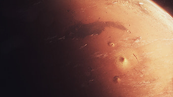 Mars, Sci-fi Mars, background, Futuristic landscapes HD wallpaper