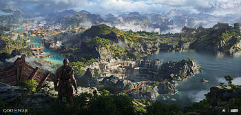 God of War: Ragnarök – Epic Game View, video game, God of War: Ragnarök HD wallpaper