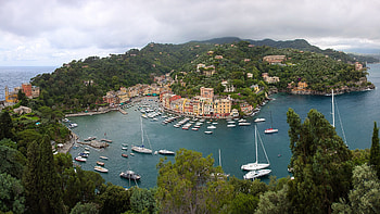 Genoa, Portofino liguria italy, City house island HD wallpaper