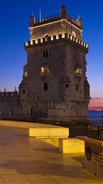 Belem Tower, Lisboa night HD phone wallpaper