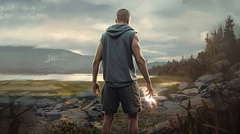 Brother's Journey: Ultra, brother, adventure, landscape, fantasy, figure, fantasy landscape, fantasy adventure HD wallpaper
