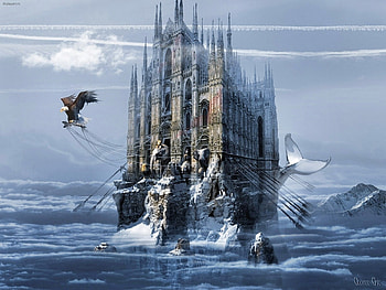 Fantasy, Architecture HD wallpaper