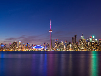 Canada travels, Toronto nightscape, Architectural beauty, Summer vibes HD wallpaper