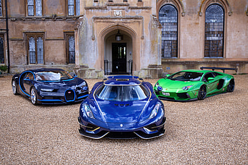 Three Awesome Sports Cars, koenigsegg, bugatti, sport, cars, lamborghini HD wallpaper
