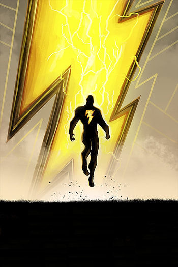 Black Adam, artwork, movie HD phone wallpaper