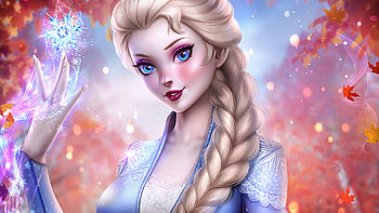 Elsa Queen Frozen, elsa, frozen-2, frozen, movies, artist, artwork, digital-art, deviantart HD wallpaper