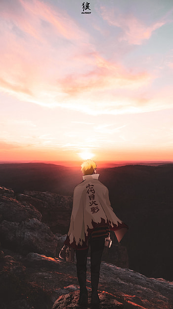 Seventh Hokage, aesthetic, naruto, edit, anime HD phone wallpaper
