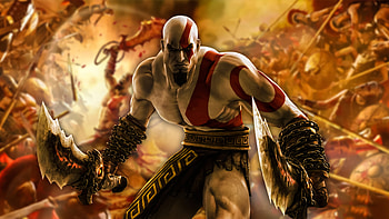 Chains of Olympus, Kratos HD wallpaper