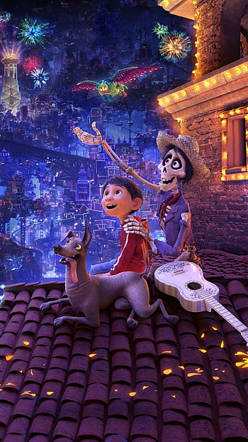 Coco Pixar, Animated film, Day of the Dead, Heartwarming story HD phone wallpaper