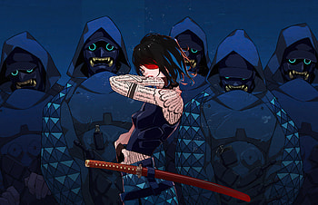 Katana Cyberpunk , katana, cyberpunk, scifi, artist, artwork, digital-art HD wallpaper