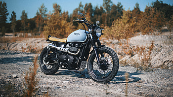 Motorcycles, Side View, Motorcycle, Triumph, Bonneville HD wallpaper