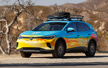 Volkswagen ID4 AWD Rebelle Rally, offroad, 2021 cars, electric cars, crossovers, 2021 Volkswagen ID4, german cars, Volkswagen HD wallpaper