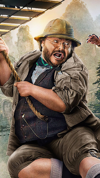 Jack Black, Jumanji: The Next Level, Sony Xperia HD phone wallpaper