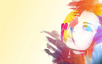 Abstract, Girl, Portrait, Face HD wallpaper