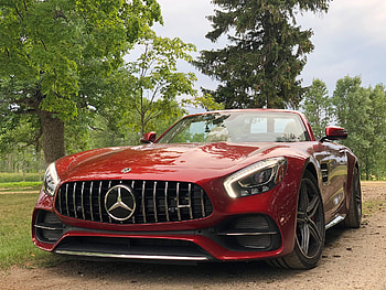 2019 Mercedes Benz ..AMG...GT..Roadster, fast car, beautiful, mercedes, red HD wallpaper