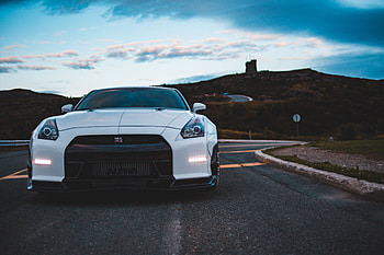 Sports, Nissan, Cars, Car, Front View, Machine, Sports Car, Nissan Gt-R HD wallpaper