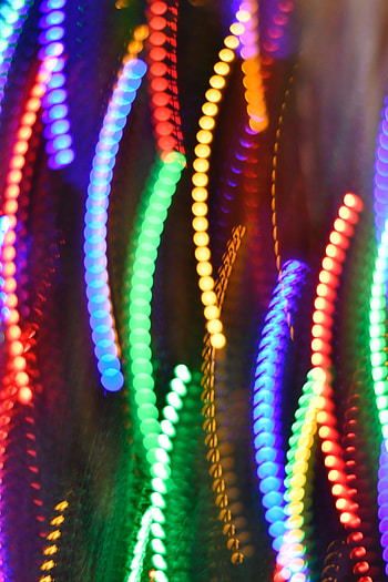 Abstract, Multicolored, Motley, Long Exposure, Glow HD phone wallpaper