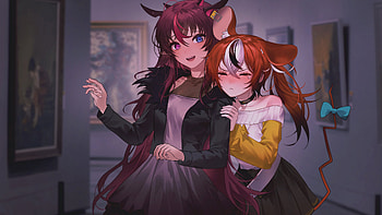 Hakos Baelz Hololive Virtual Youtuber HD wallpaper