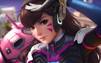 DVA Overwatch Artwork, overwatch, games, xbox-games, ps-games, pc-games, deviantart HD wallpaper