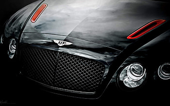 Black Bentley Continental GT Supersport HD wallpaper