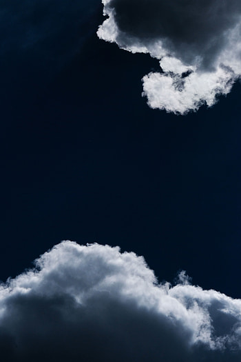 Sky, Night, Clouds, Dark HD phone wallpaper