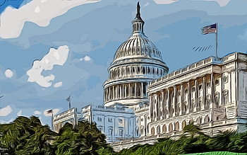 Capitol, Washington, , USA, vector art, Capitol Washington drawing, creative art, Capitol Washington art, vector drawing, Washington State Capitol, Washington cityscape HD wallpaper