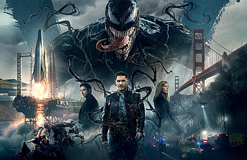 Venom, Tom Hardy, Michelle Williams, Riz Ahmed, 2018 HD wallpaper