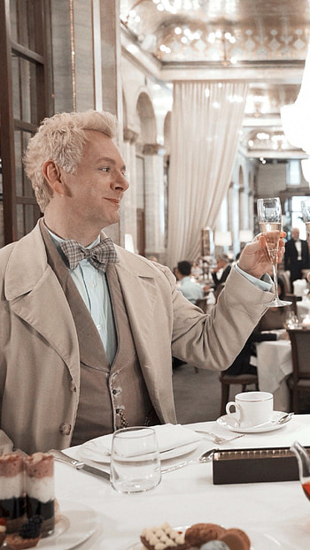 Michael Sheen, Good omens, Best book, Michael Sheen good omens HD phone wallpaper