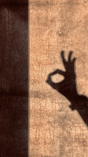 Hand, Miscellanea, Miscellaneous, Shadow, Wall, Gesture, Ok HD phone wallpaper