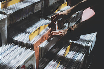 Music, Hands, Plate, Vinyl, Lps HD wallpaper