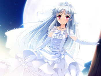 Beautiful bride, cute, game, cg, bride HD wallpaper