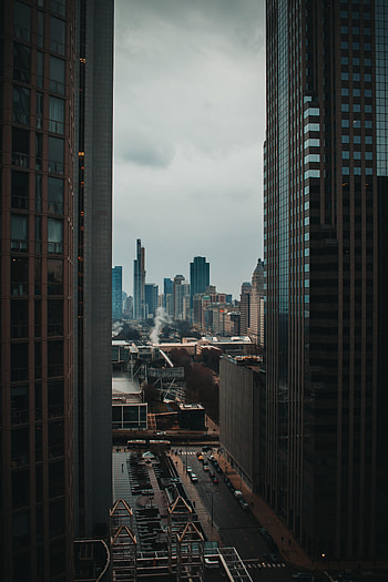 Cities, City, Building, View From Above, Road HD phone wallpaper