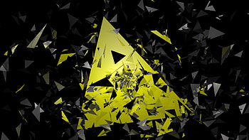 Triangle Broken Glass Abstract , triangle, abstract, glass, 3d, shapes HD wallpaper