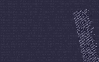 Paradise Lost, paradise, minimalistic, milton, lost HD wallpaper