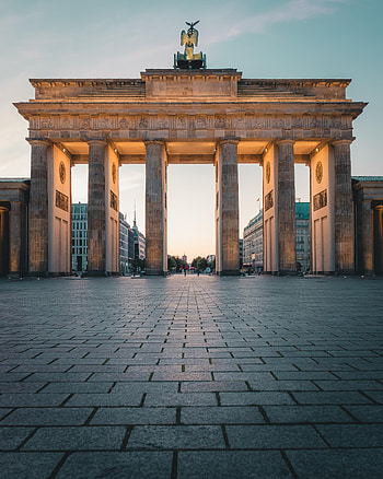 Brandenburg Gate, Berlin, Sunrise, Teesylvania HD phone wallpaper