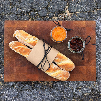 Homemade French baguette, Artisanal baking, Rustic charm, Delicious results HD phone wallpaper