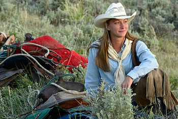~Cowgirl~, cowgirl, rope, saddles, field, chaps, scarf, hat HD wallpaper