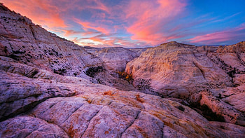 white rock canyon, clouds, white, rocks, canyon HD wallpaper