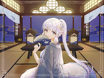 Kamisato Ayaka, Kamisato Ayaka (Genshin Impact), video game, Genshin Impact HD wallpaper