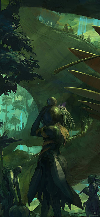Video game prowess, Guild Wars 2 , Epic battles, Visually stunning HD phone wallpaper