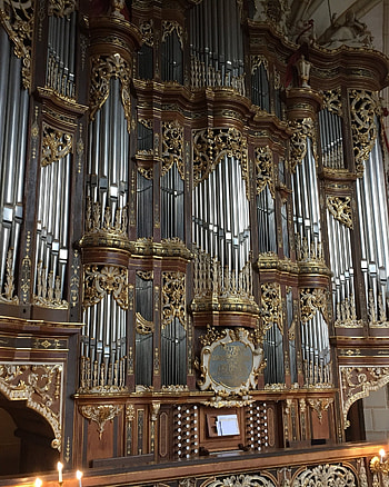 1739 Trost organ, Altenburg castle, Germany, Pipe organ history HD phone wallpaper