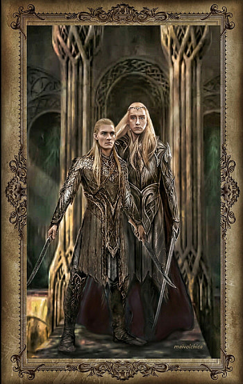 Thranduil, Mirkwood elves, Elven king, Woodland realm HD phone wallpaper