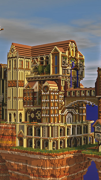 steampunk, video game, Minecraft HD phone wallpaper