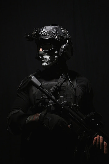man in brown and black camouflage uniform holding rifle – Military , Para Commandos HD phone wallpaper