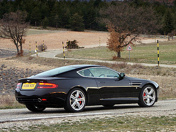 Sports, Auto, Nature, Trees, Aston Martin, Cars, Side View, Style, Db9, 2006 HD wallpaper